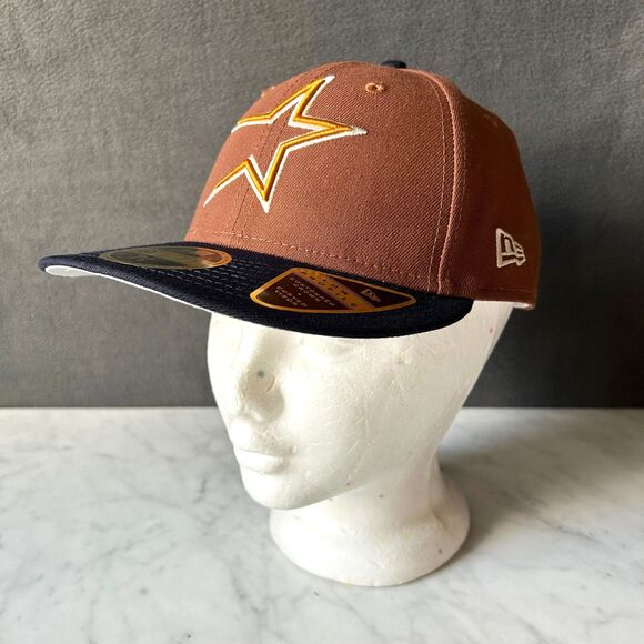 Houston Astros MLB Cooperstown Low Profile Cap New Era 59FIFTY-Fitted Size 7-5/8